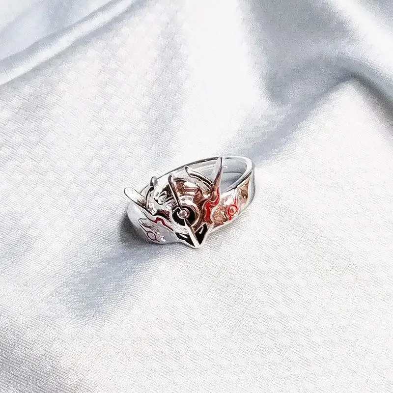 Открытое кольцо Kamen Rider Evol E с черной отверстием в форме сцены 4 ювелирные изделия