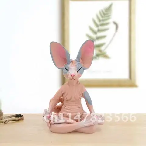 Фигурки коллекционные миниатюрные украшения домашний декор Сфинкс Кошка