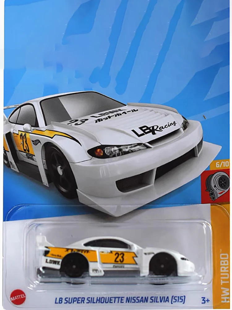 About 7CM Mini Sports Car Toy Alloy Model Modified Wide Body Kit Nissan Silvia S15 22E Child Birthday Gift Collectible Souvenirs
