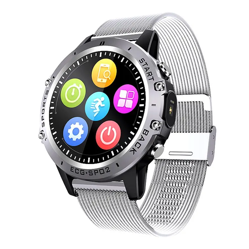 

P8 Luxury Independent TI SPO2 Test IP68 Waterproof Sport ECG PPG SPO2 Detection Health Smart Watch