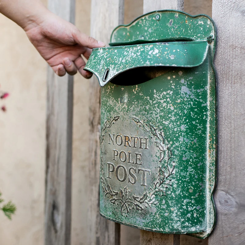 

Outdoor Wall Vintage Metal Post Box