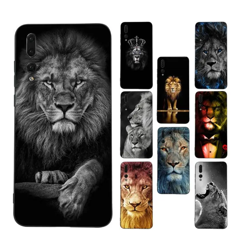 

Animal lion Phone Case Soft Silicone Case For Huawei P 30lite p30 20pro p40lite P30 Capa