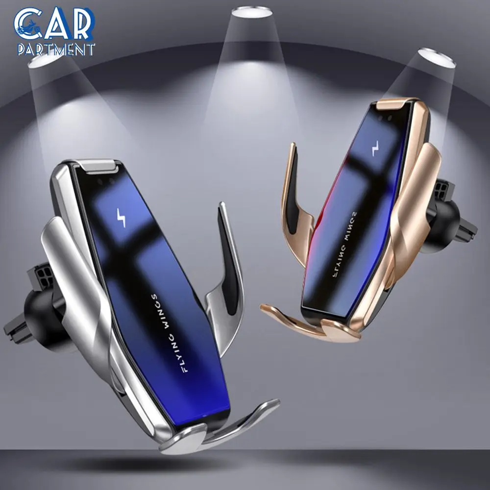 

Automatic Phone Wireless Charging Bracket Infrared Sensor Wireless Car Air Vent Stand Phone Holder Smart 15w Charging Bracket
