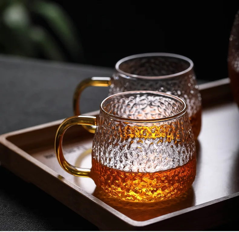 

Glass Cold Coffee Cup Retro Mug Transparent Water Tea Drinkware Milk Juice Mugs Cup Tumblers Wine Glasses Cocktail Whisky