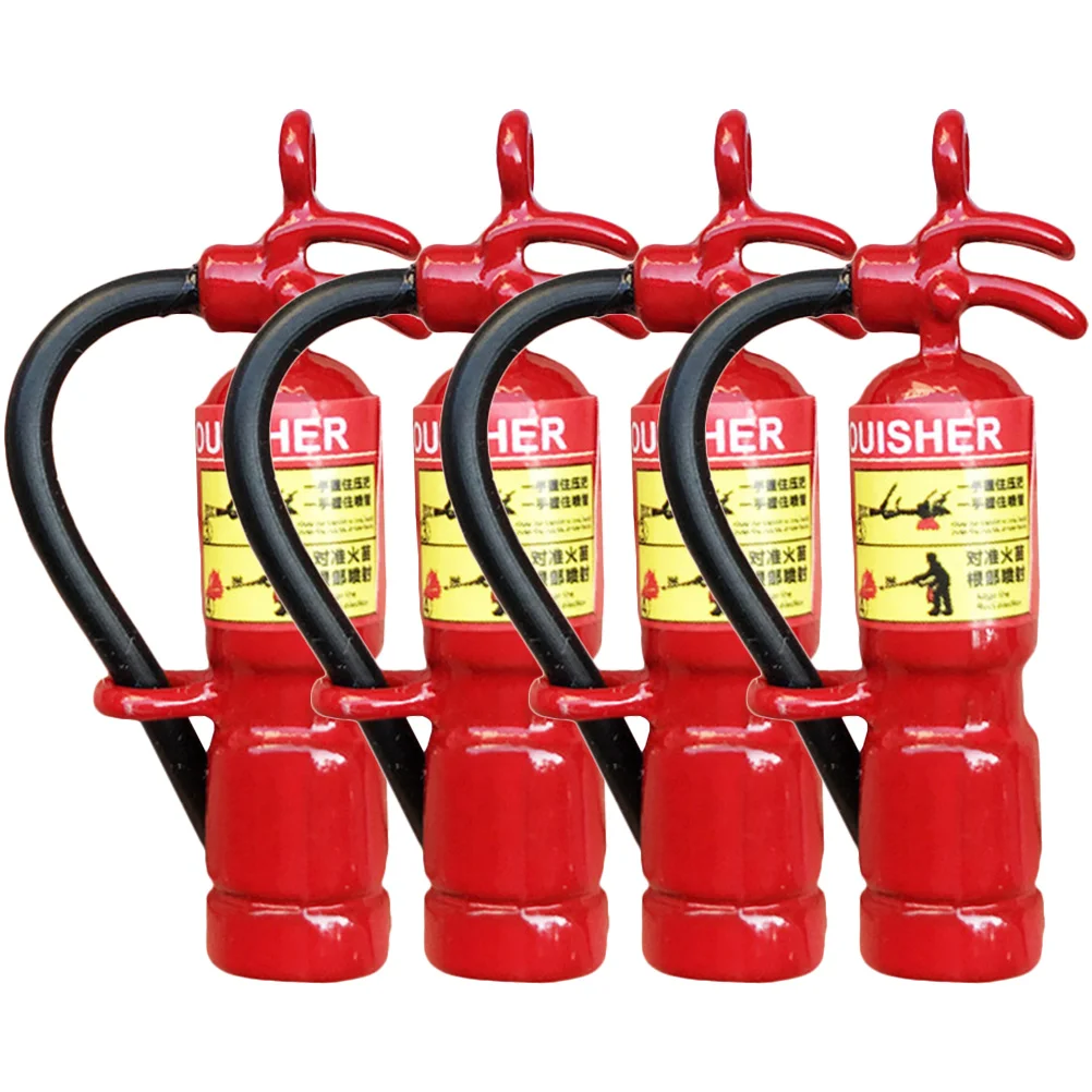 

Mini Fire Extinguisher Miniature Landscape Adornments Outdoor Tools Things Extinguishers DIY Decor Toys