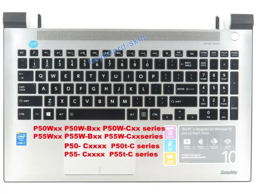 Новая клавиатура США с подсветкой для Toshiba P50-C P50D-C P50t-C P55-C P55D-C P55t-C NSK-V92BQ AEBLYU01110