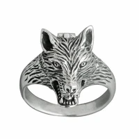 european and american opening and closing retro thai silver black domineering mens ring mens ring