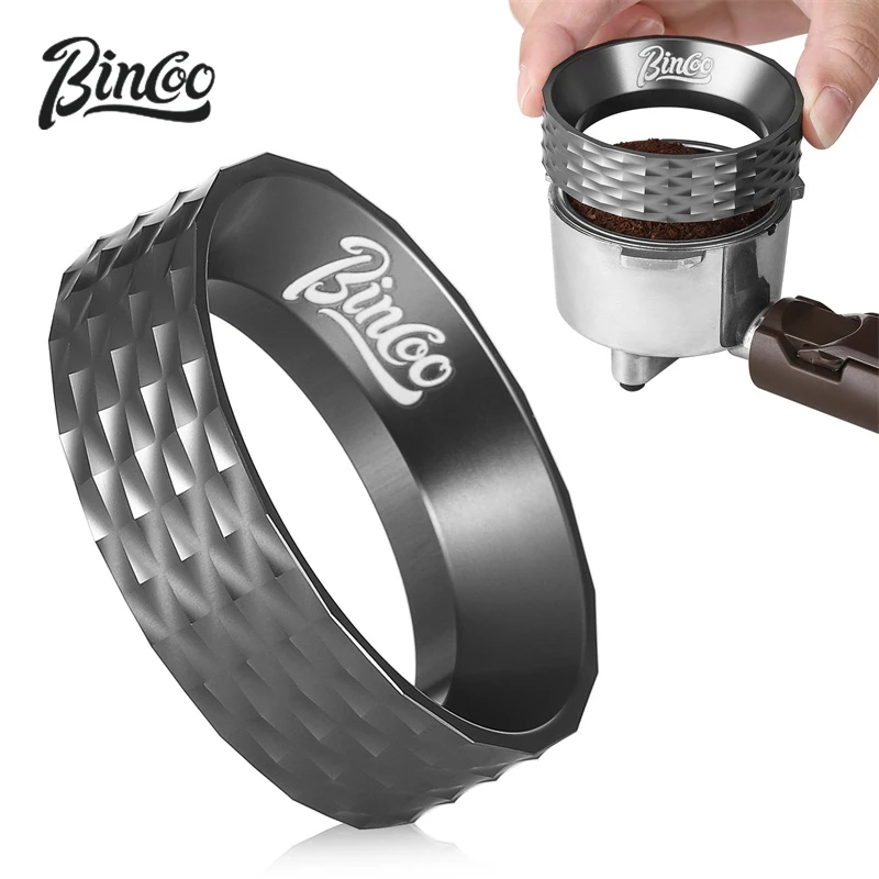 

Bincoo 51//53/58mm Magnet Intelligent Dosing Ring Brewing Bowl Coffee Tamper Powder for Espresso Barista Tool Funnel Portafilter