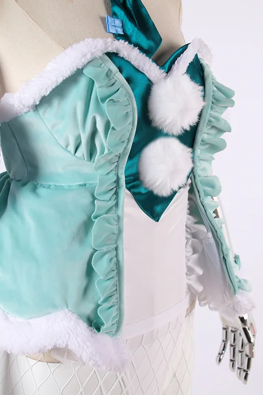 Косплей микуу хацуни костюмы сексуальный белый кролик девочка быть милыми