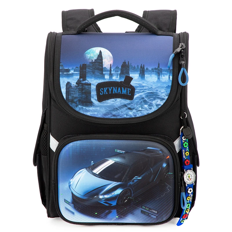 Школьные портфели с мультипликационным рисунком для девочек водонепроницаемые