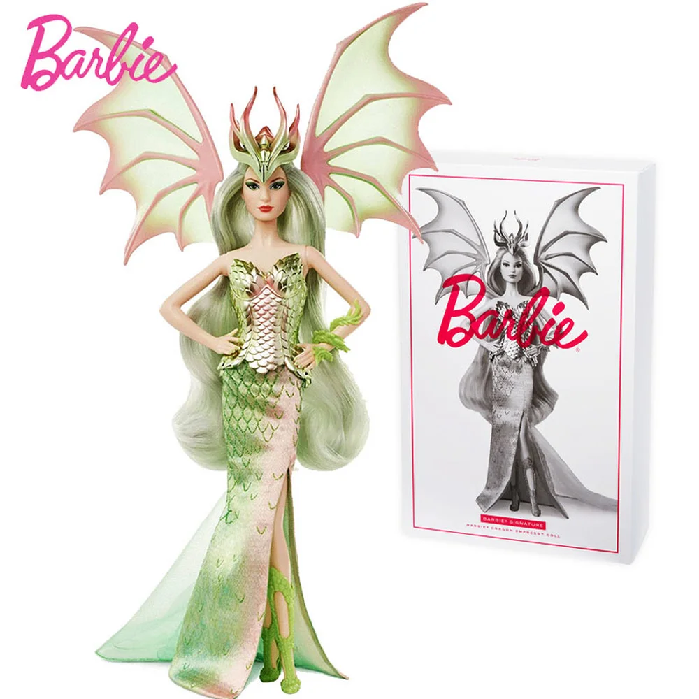 Кукла Барби с надписью дракон эмпрессовая мифия фантастическая Коллекционная