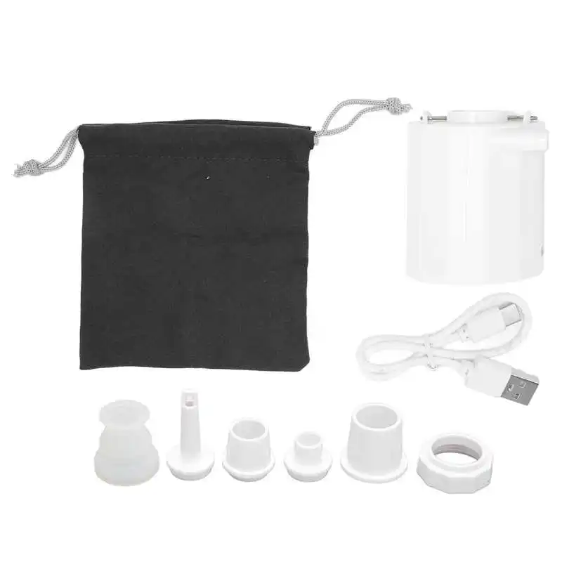 

Electric Air Pump 1600mAh Battery Powered 3.5Kpa Quick Fill Mini Inflator Deflator Pump for Inflatable Mattresses Pool Buoys.