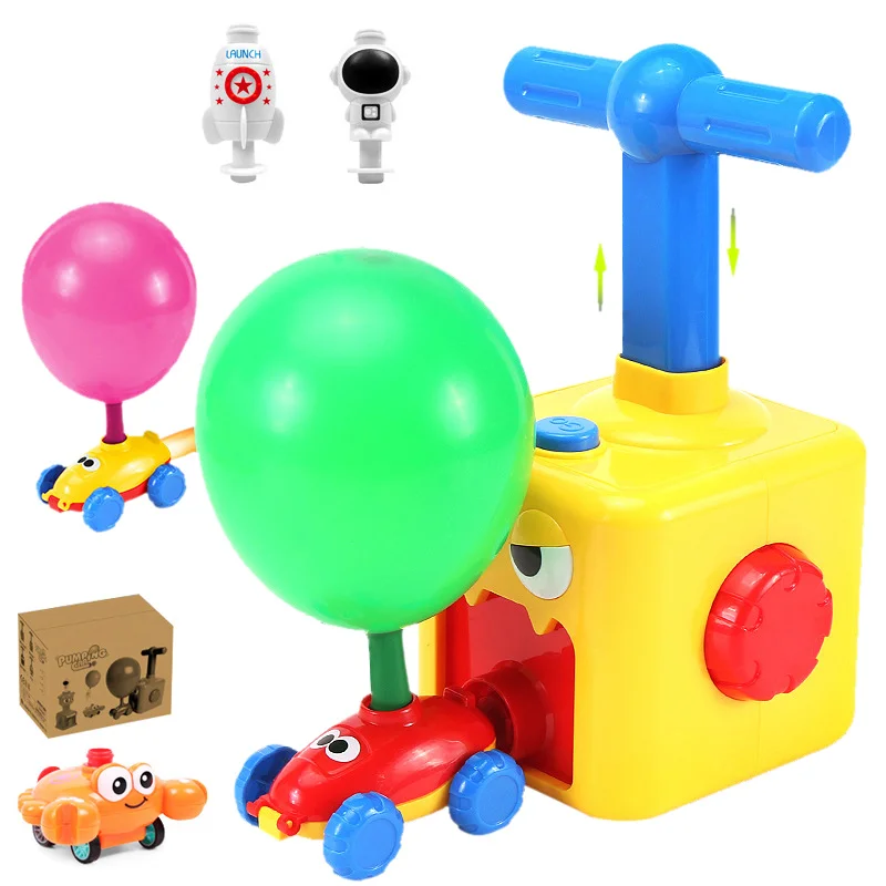 

Children's Inflatable Toy Manual Ballooning Power Inertia Pressure Car Party Supplies Educational Novelty Car Montessori Toys