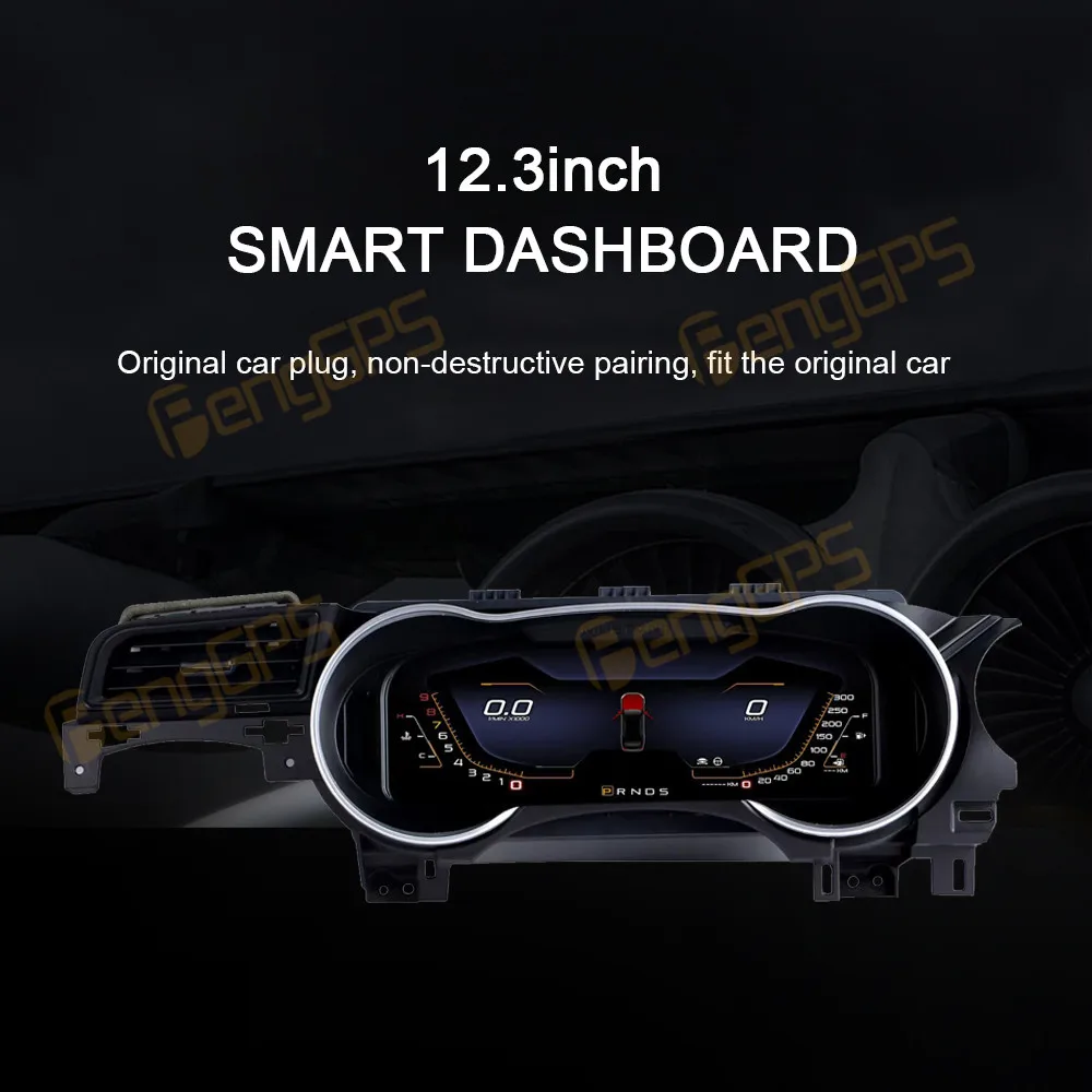 Для Ford Mustang 2015-2021 автомобильный ЖК-дисплей приборной панели цифровой кластер