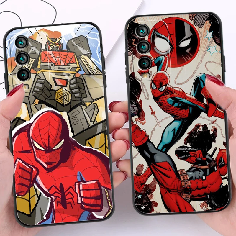 

Marvel Avengers Phone Cases For Xiaomi Redmi 10 Note 10 10 Pro 10S Redmi Note 10 5G Carcasa Funda Coque Back Cover