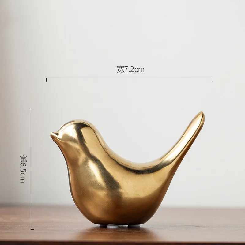 Керамическая птичка скандинавского стиля