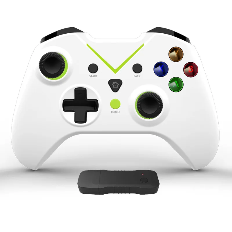 

Беспроводной игровой контроллер 2,4G для Xbox One, PS3, ПК, двойная вибрация, игровой джойстик, геймпады, джойстик для консолей Xbox One X