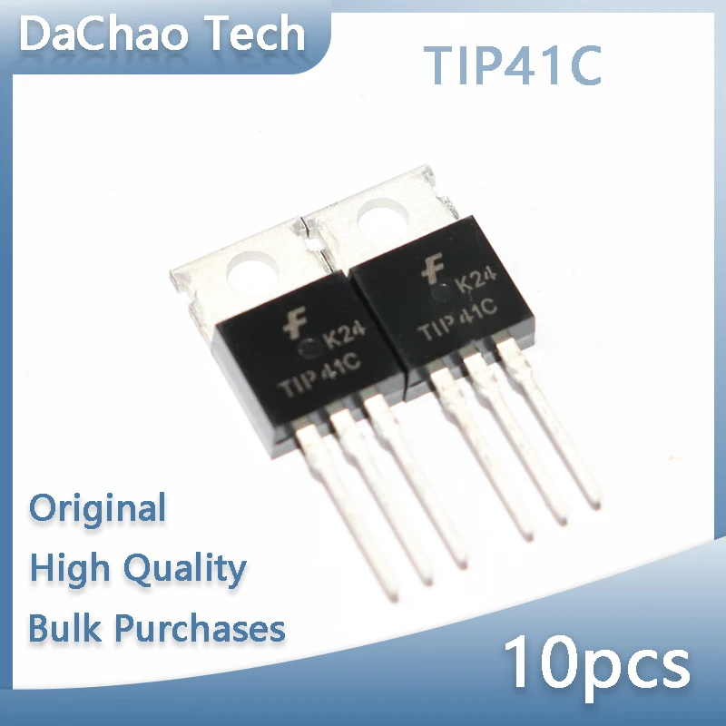 

10pcs TIP41C 100V 6A Fairchild Triode TO-220 Original New