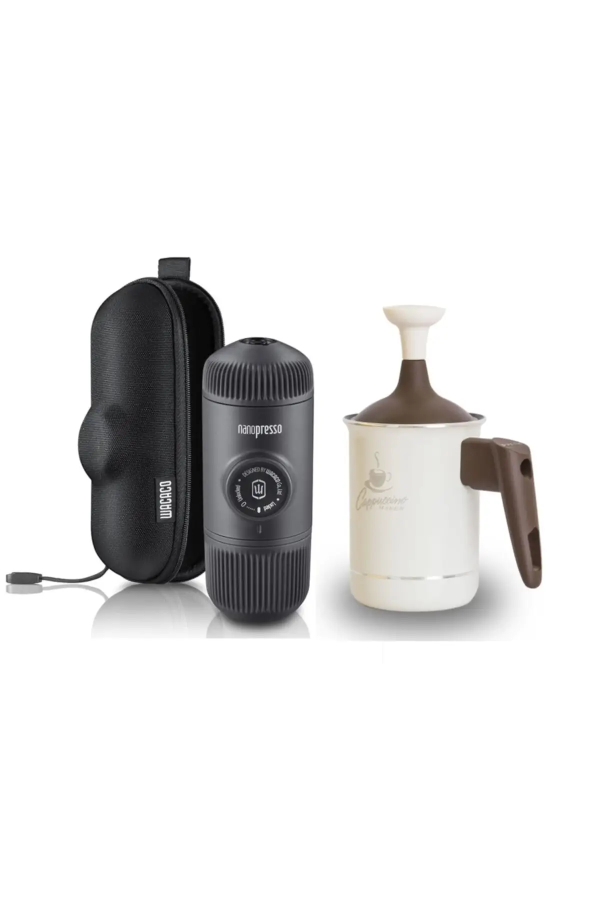 

Ручная Эспрессо-машина Nanopresso темно-серого цвета