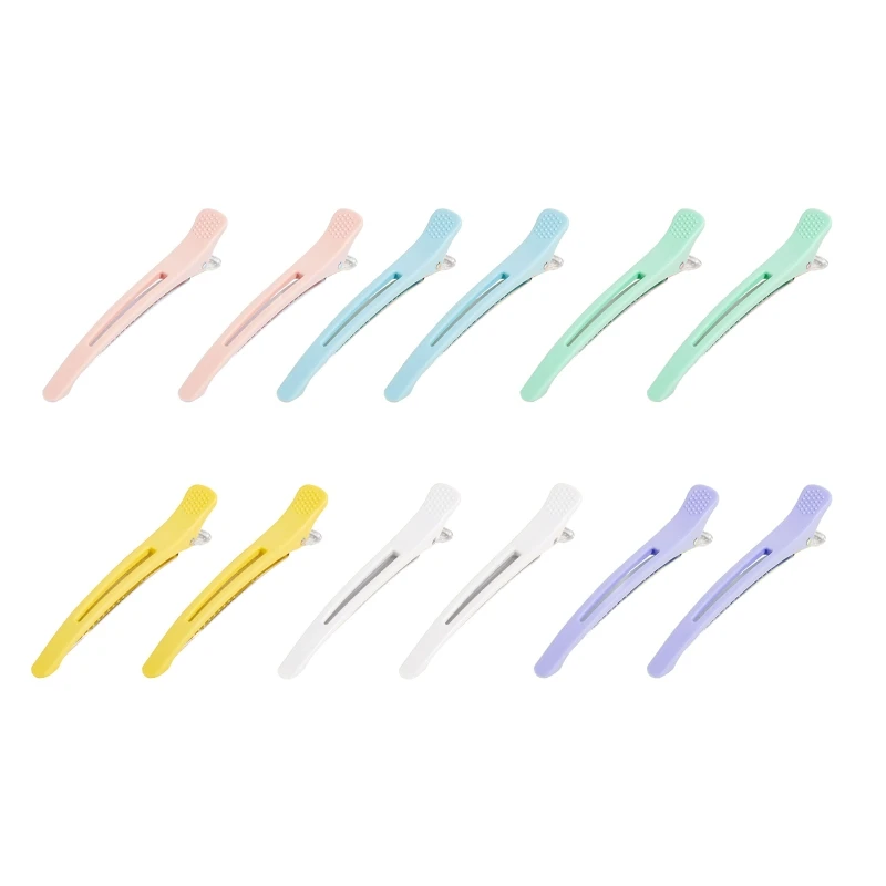 

Colorful Hair Clips 12pcs/set Non-Slip Duckbill Alligator Hair Barrettes Pins