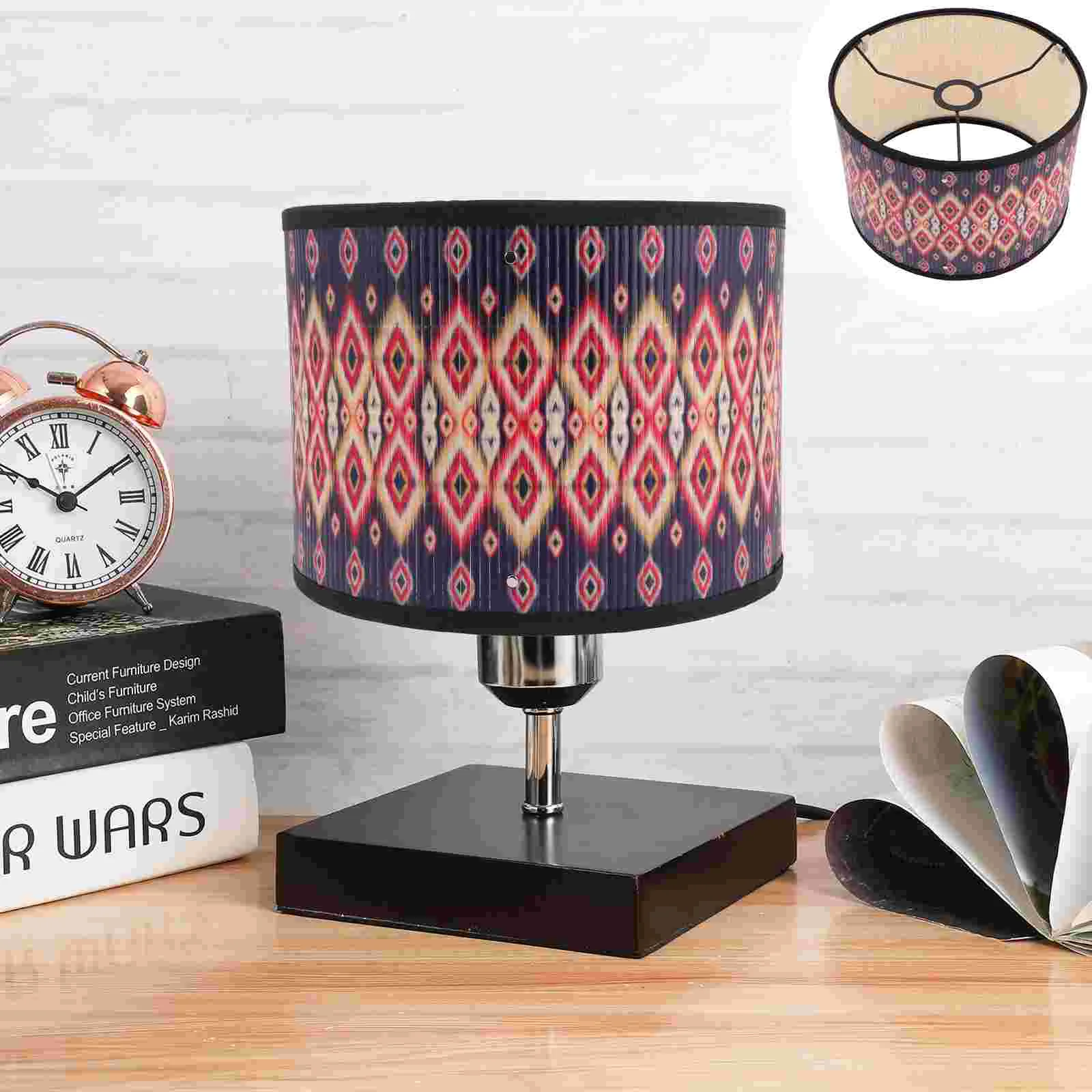 

Lamp Shade Light Table Lampshade Coverdrum Shades Pendant Shell Cloth Fabric E27 Accessories Cottage Country Spider Chandelier