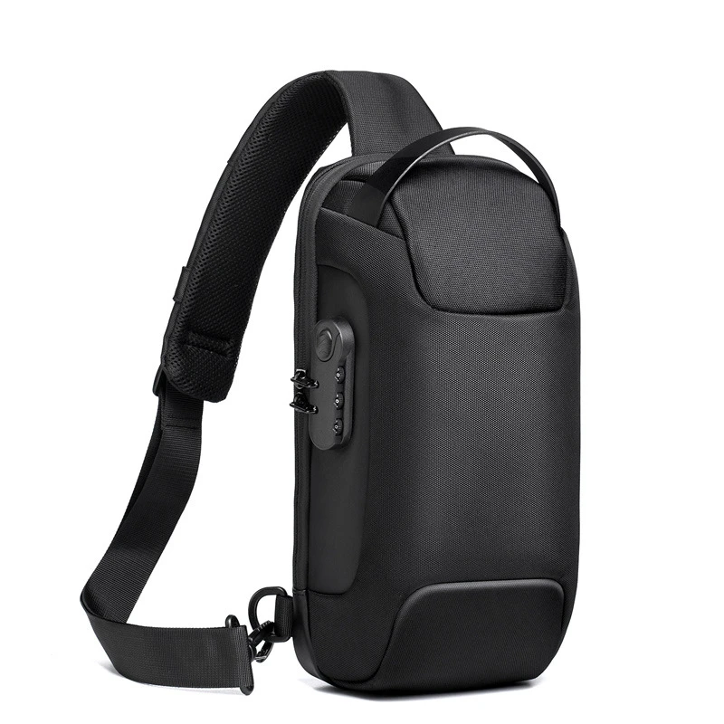 2023 New Multifunctional Crossbody Bag Single Shoulder Bag Anti Theft Travel Waterproof USB Charging chest bag Fashion Backpack