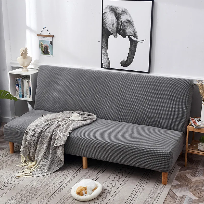 

2022 Hot sale knitted thickened solid color corn velvet elastic universal lazy sofa cover