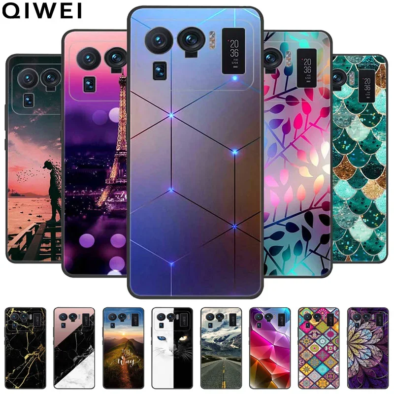 Для Xiaomi Mi 11 Ultra Case Роскошные модные мягкие силиконовые чехлы для телефонов из ТПУ