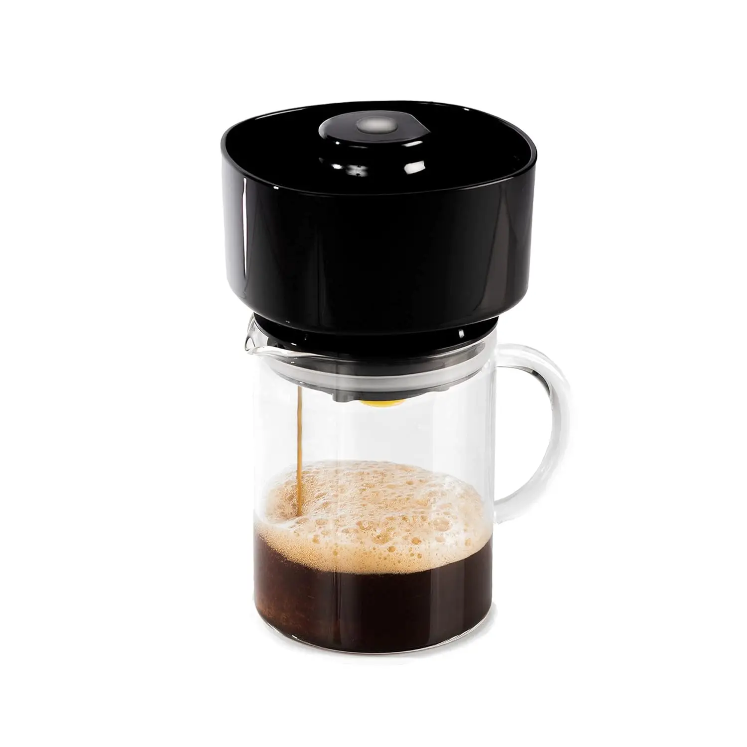 

Coffee Air Brewer - Hot Coffee & Fast Cold Brew Maker - Single Serve Coffee Maker 2-in-1 Battery Powered Falafels maker Portable