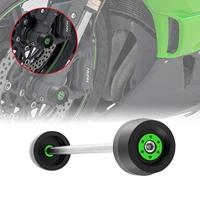 motorcycle front axle fork wheel protector sliders for kawasaki ninjah2 ninjah2r ninja h2 h2r zh2 z h2