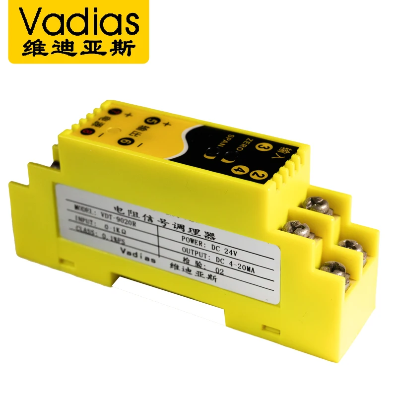 Преобразователь сигналов потенциометра 0-1 кОм 0-5 от 0-10 до 4-20 мА В передатчик с 24