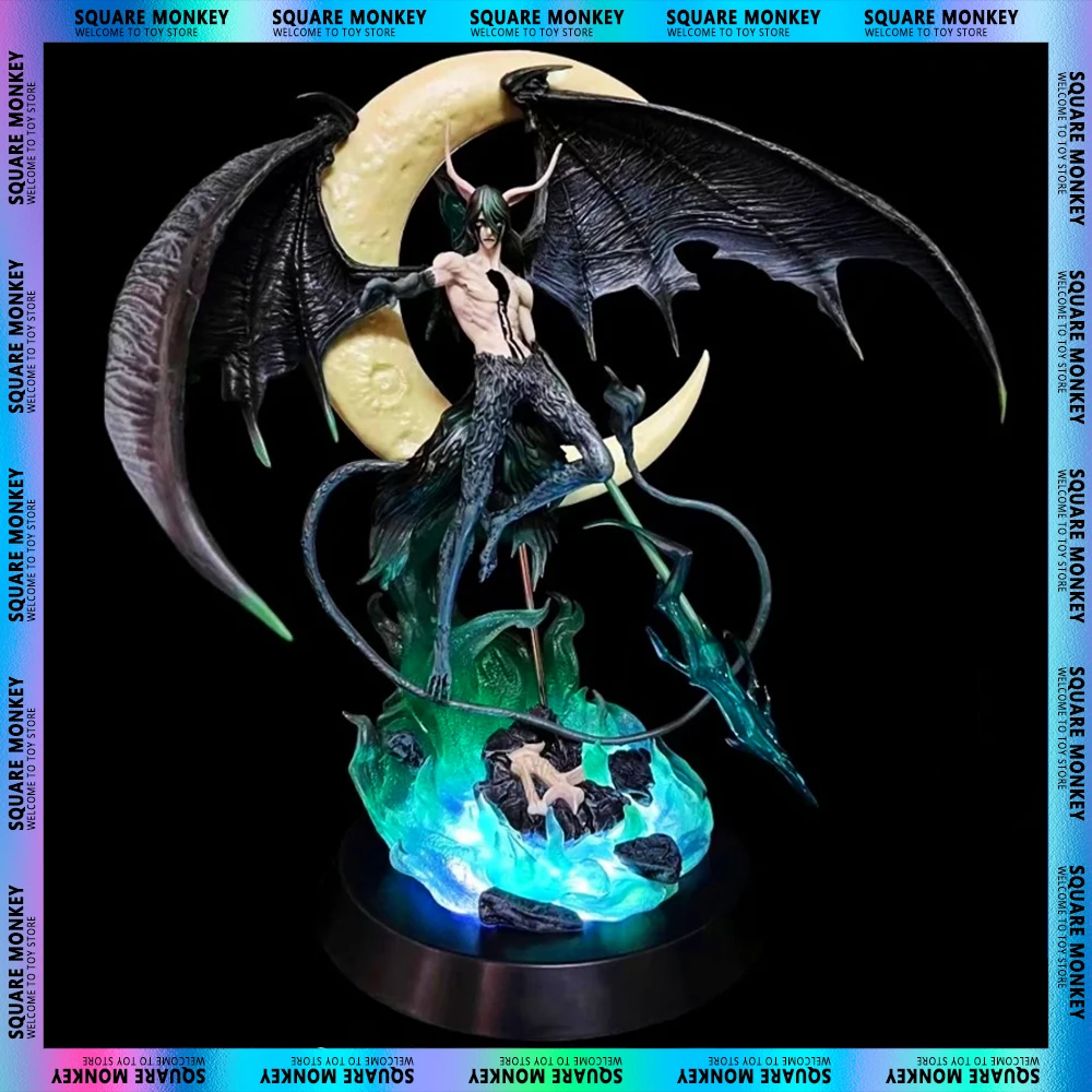

Gk Bleach 40cm Large Ulquiorra Cifer Anime Figure Statue with Led Light Action Figurine Collectible Model Toys for Boys Manga
