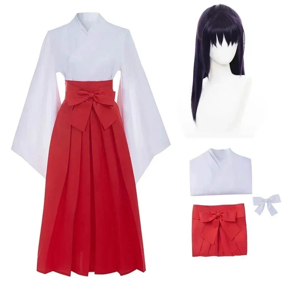 Кимоно для косплея Utahime Iori аниме ююютсу кайзен костюм Хэллоуина марионетский 2 шт.