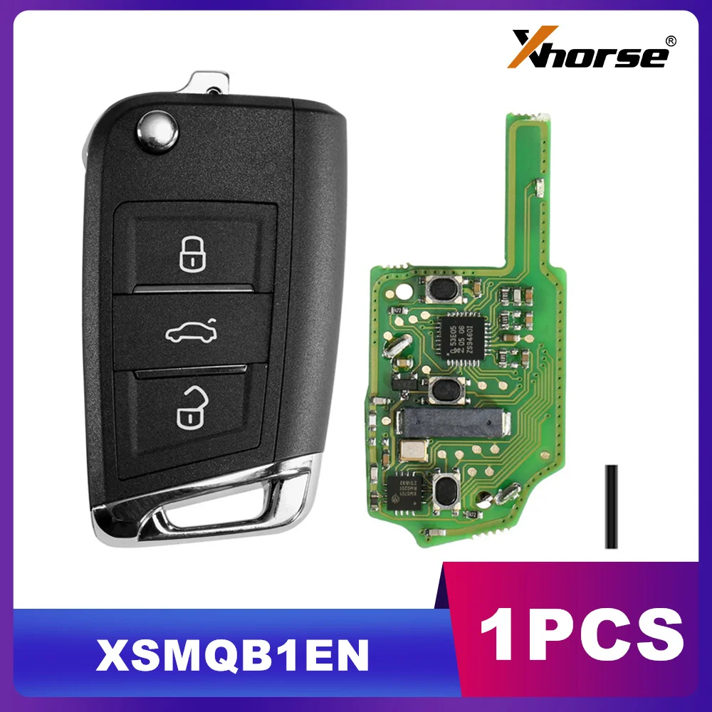

1 шт. Xhorse XSMQB1EN умный дистанционный ключ MQB стиль 3 кнопки