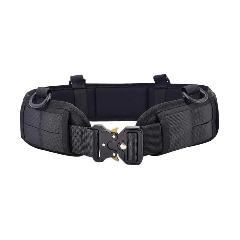 

Outdoor Tactical Belt Multifunctional Gun Holder Waist Belt Nylon Cobra Molle Military Belt Hunting Training Belt Tactical Gear