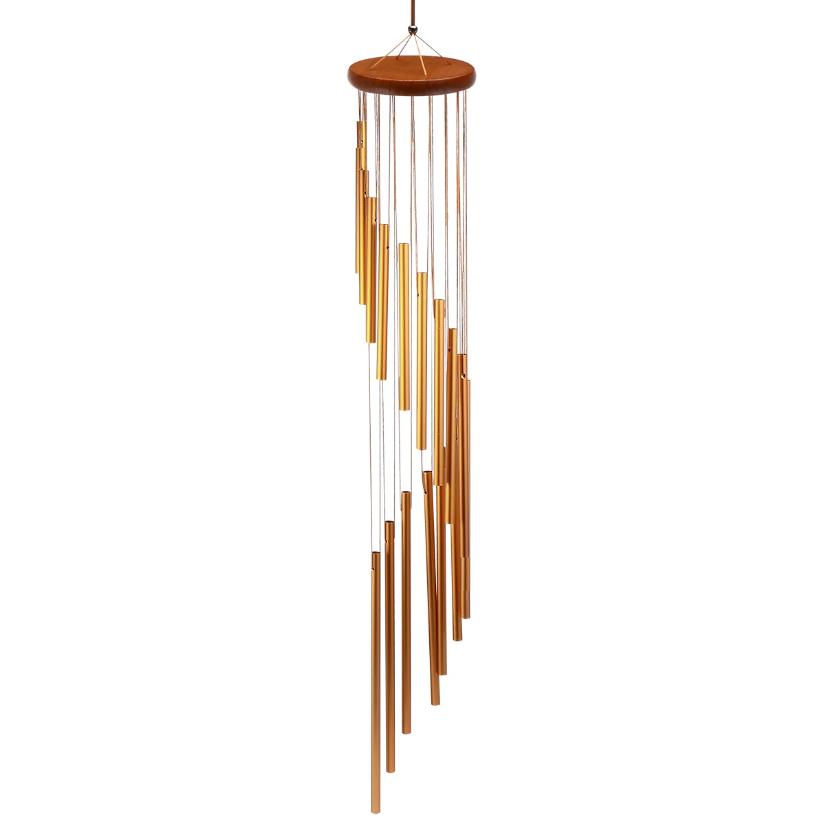 

Wind Chime Decor Decoration Rotating Bell Wall Clock Indoor Hanging Pendant Alloy Decorative Wood Bells