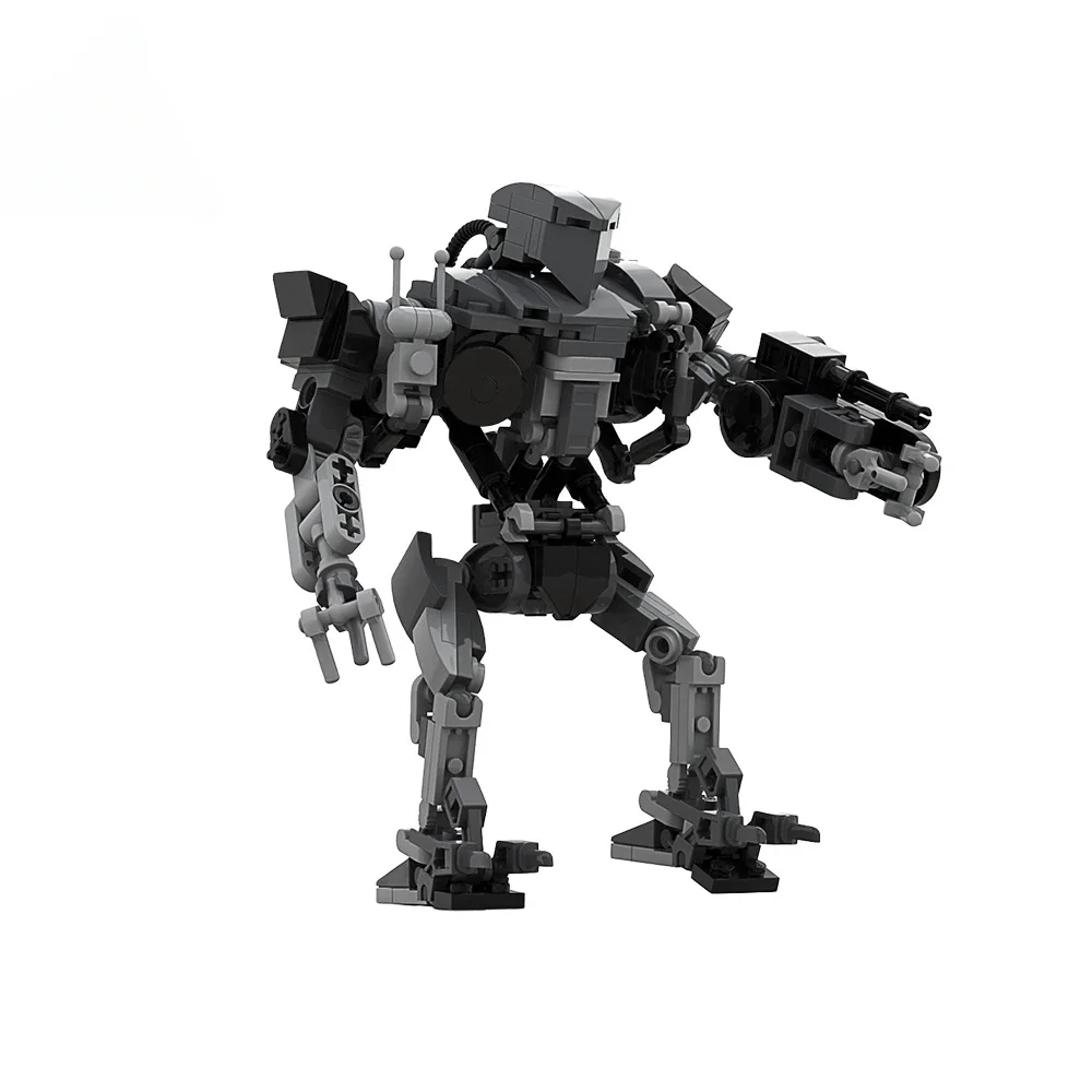 Полицейский робот из фильма CAIN 1990 механические строительные блоки MOC-87785 RoboCoped