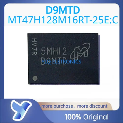 Оригинальный Новый D9MTD MT47H128M16RT-25E:C FBGA84 128 МБ DDR2 SDRAM 2 ГБ чип памяти интегральные микросхемы