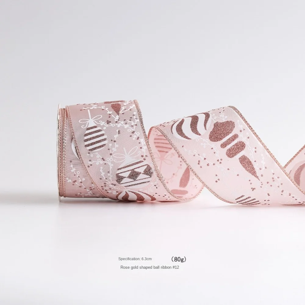 Новые 10-ярдовые рождественские ленты имитация конопли лента из розового золота с