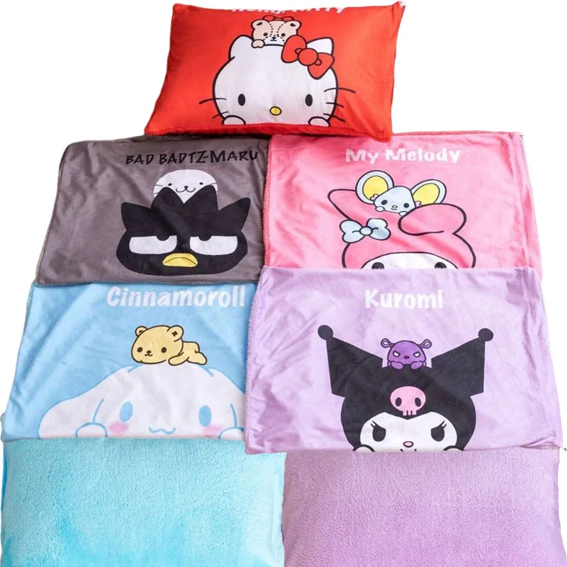 

Наволочка плюшевая со съемной Милой Мягкой наволочкой в виде мультяшного аниме-персонажа, мимелоди куроми, кошки, праздничный подарок