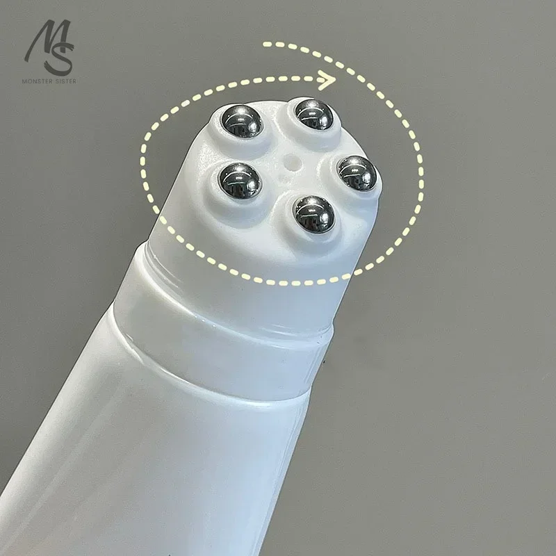 1/5/10 шт. 60 г косметическая мягкая трубка стальной шарик массажная бутылка крем для