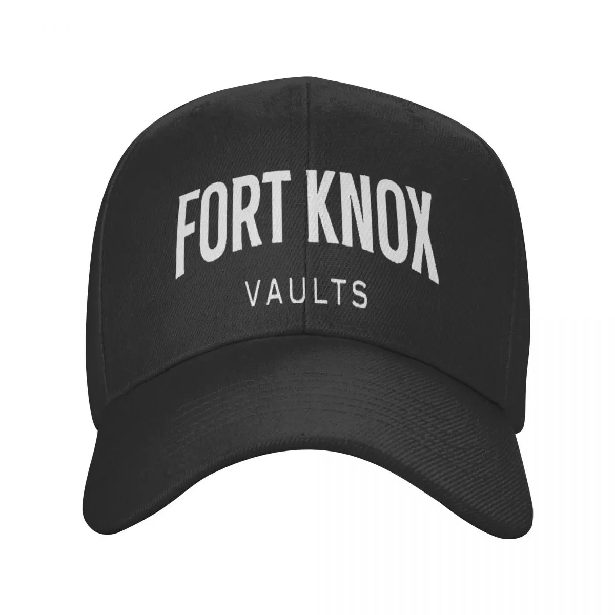 

Fort Knox Logo Black Casquette, Polyester Cap Modern Practical Gift Nice Gift