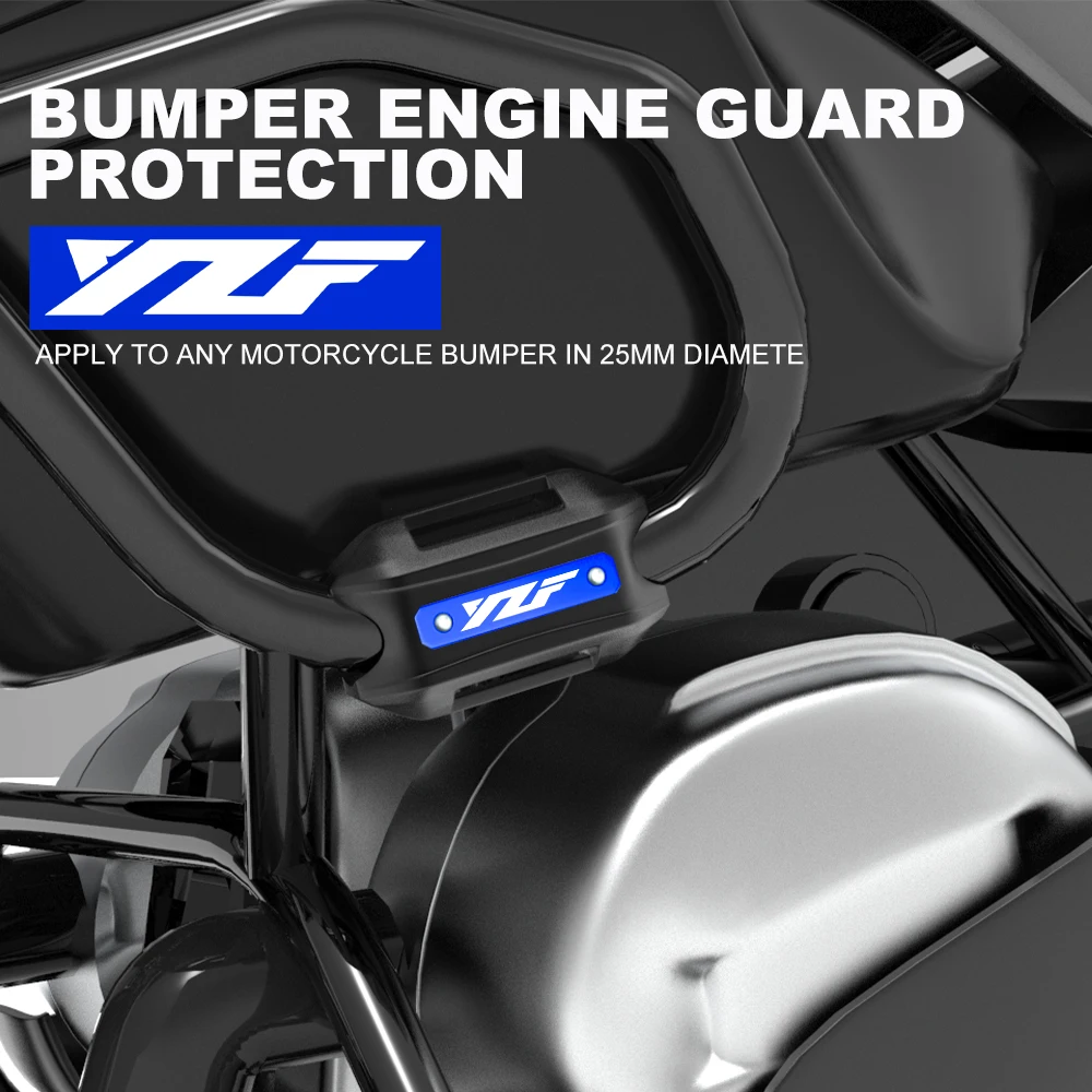 

Бампер для мотоцикла YZF, 25 мм, защита двигателя, защита, декоративный блок для Yamaha YZF R3 R25 R6 R1 2019 2020 2021 R15 V3