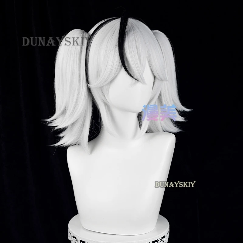 Wuthering волны Camellya косплей костюм парик серьги платье черные береги Чун наряд белый