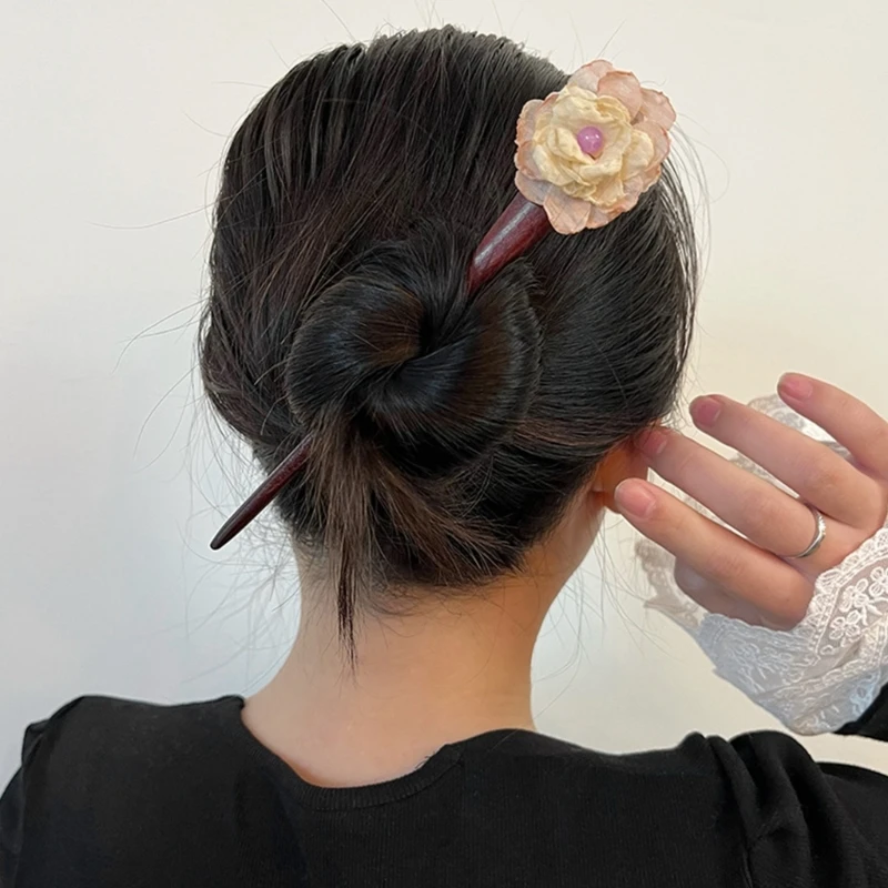 

Hair Sticks Vintage Hair Pins Chinese Flower Hair Chopsticks Hair Accessory HXBA