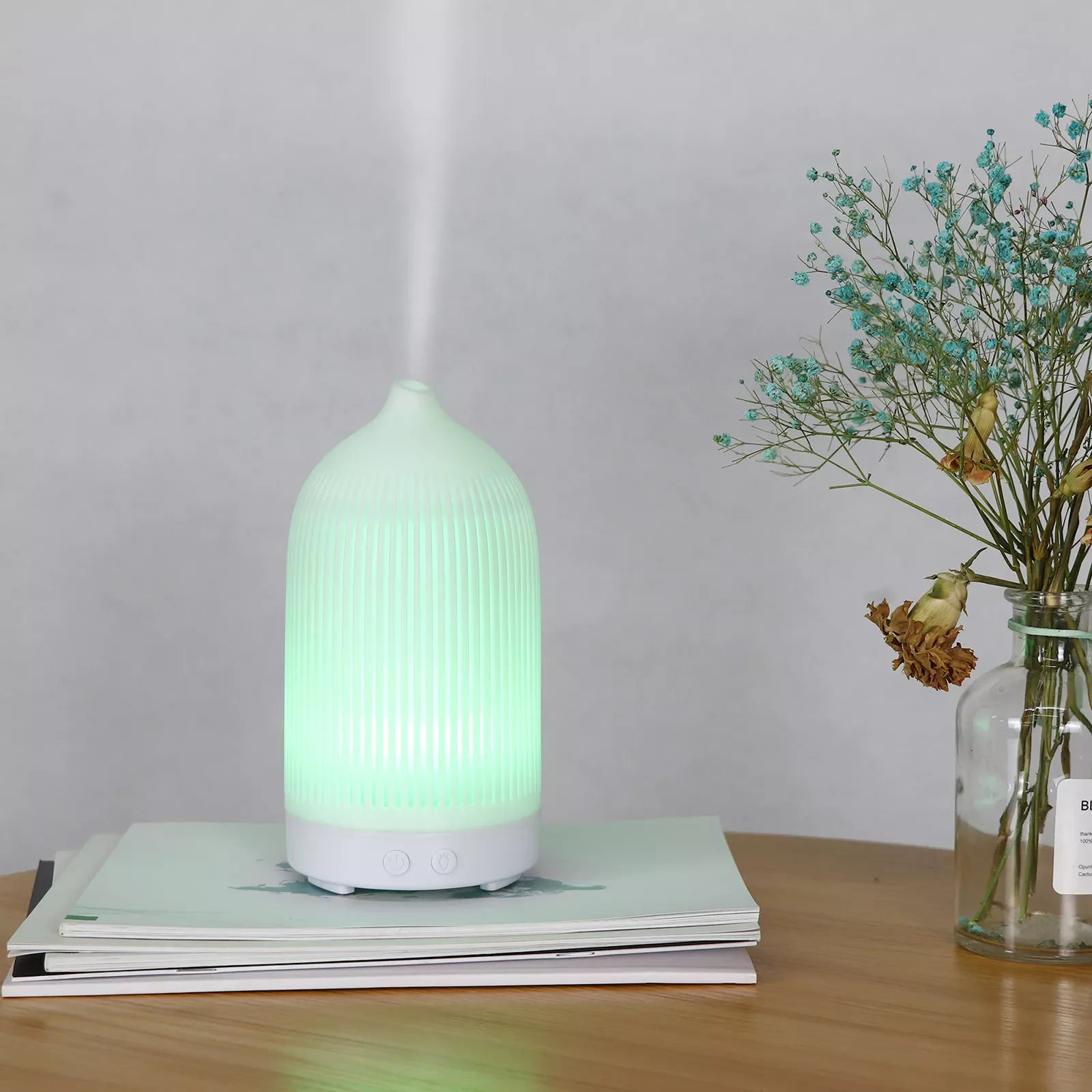 

NEW2023 200ml Air Humidifier USB Essential Oil Diffuser Spa Aromatherapy Machine Hollowed-out 7 Colorful LED Light Mist Maker Hu