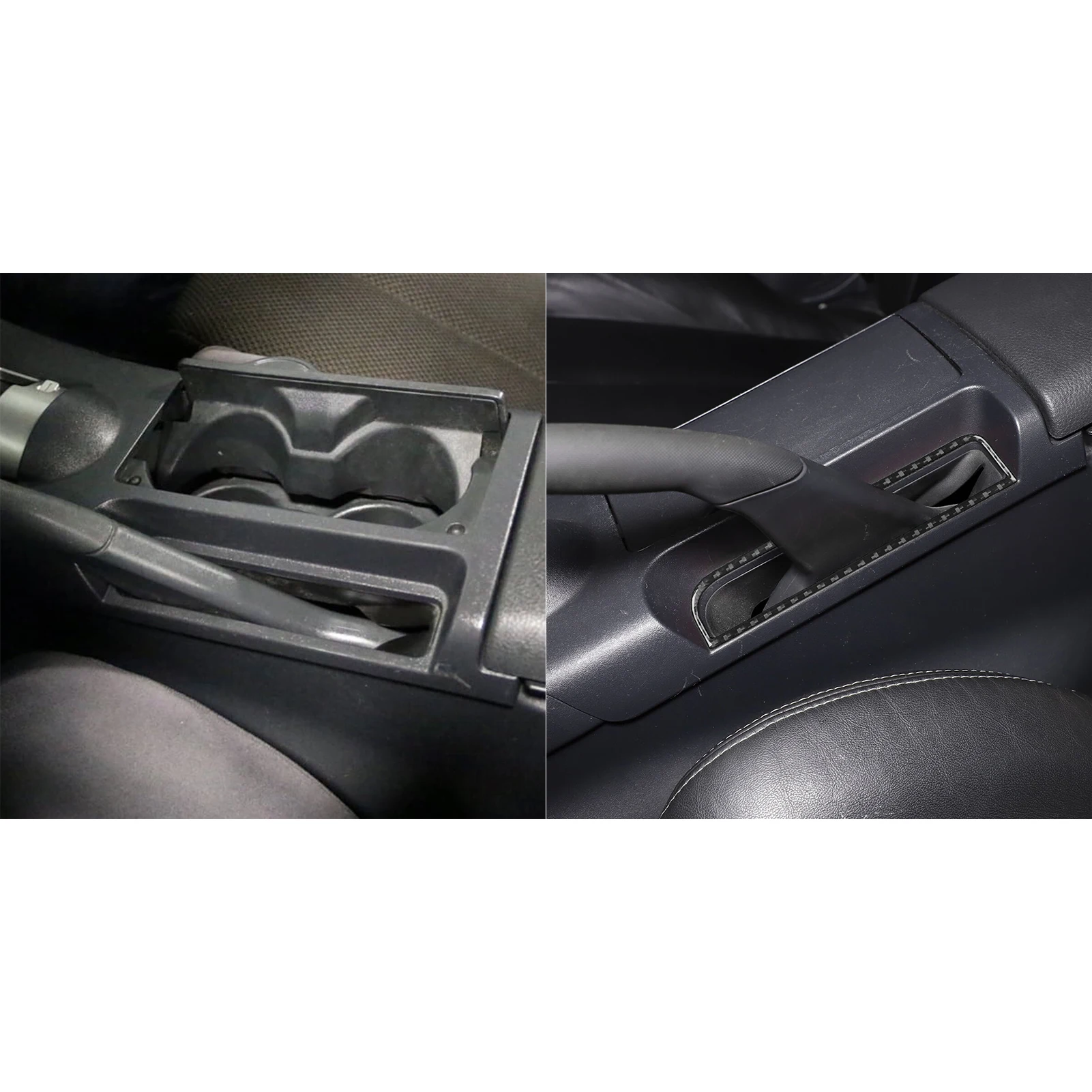 Для Mitsubishi Eclipse 2006–2012 автомобильные аксессуары из углеродного волокна