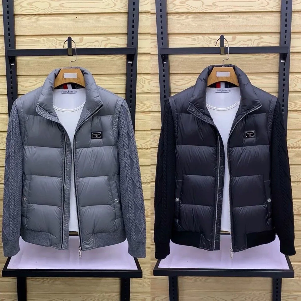 2024 зимняя мужская куртка-бомбер Повседневная хлопковая Толстая теплая парка