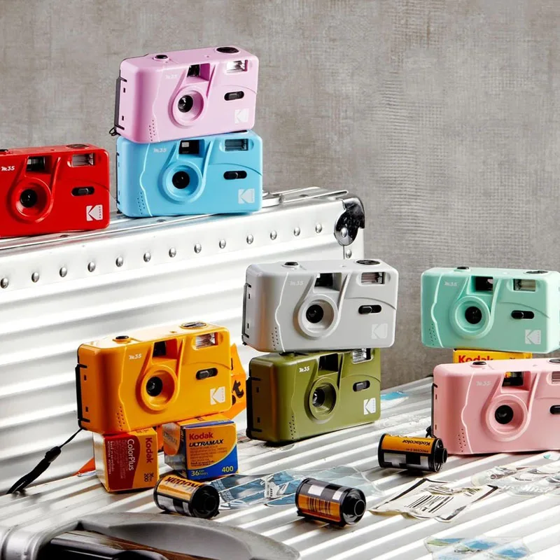 

Suitable For Kodak Film Camera 35MM Retro Manual Film Camera Non-Disposable Film Film Machine with Flash Function Repeatability