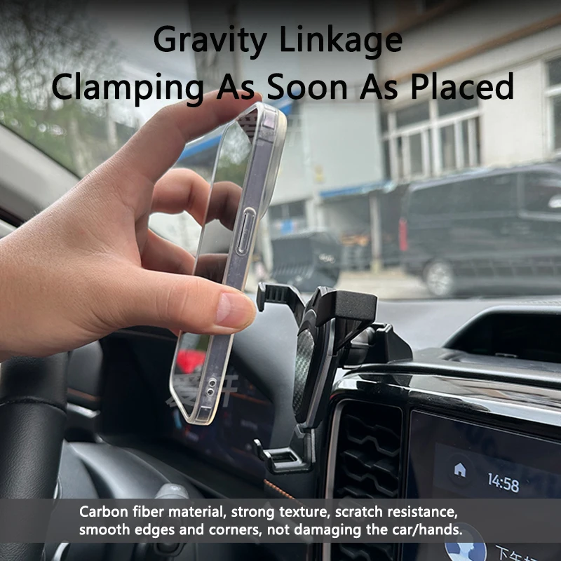 Автомобильный держатель для телефона QHCP Центральная панель поддержка